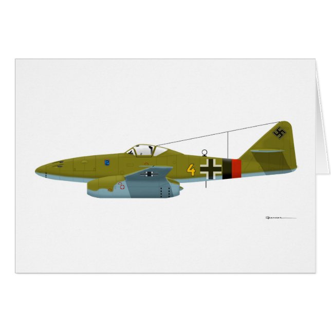 Hirondelle de Messerschmitt Me-262 (Devant horizontal)
