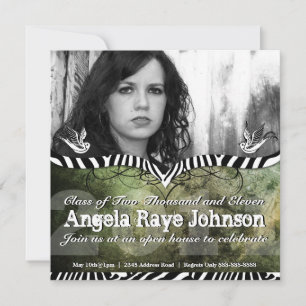 Hirondelles de tatouage Grunge et Invitation écoss