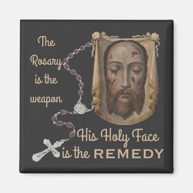 His Holy Face is the REMEDY Magnet (Devant)