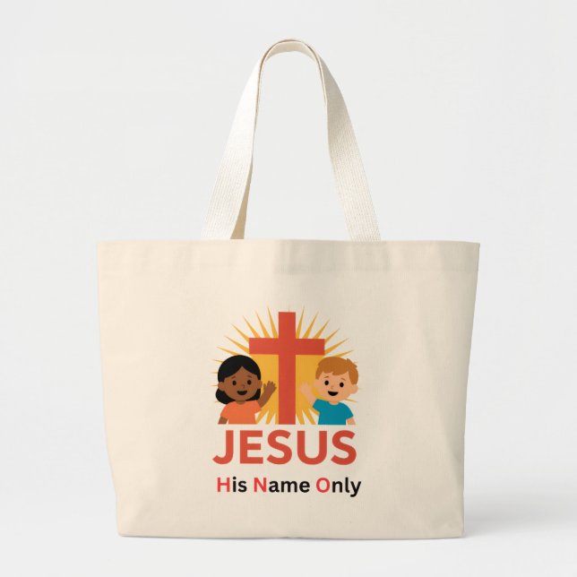 His Name Only - Tote Bag (Devant)
