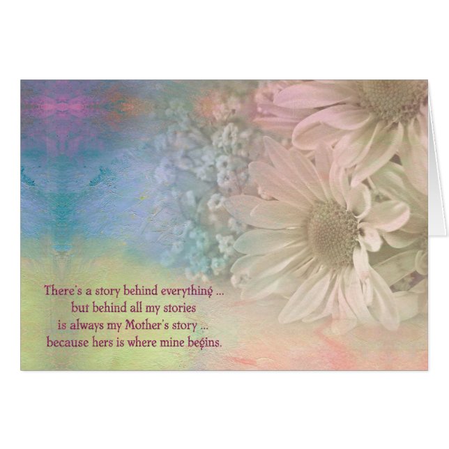 Histoire d'anniversaire pour maman (Devant horizontal)