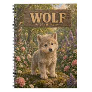 Histoire de bébé loup mignon livre de nursery anim