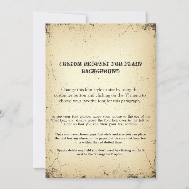 Histoire de Playbill vintage sur demande spéciale (Devant)