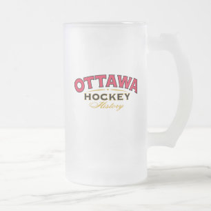 Histoire du hockey d'Ottawa Mug de verre givrée