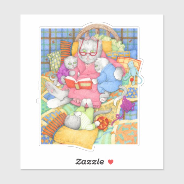 HISTOIRE DU LIVRE Sticker en vinyle 6" (Feuille)