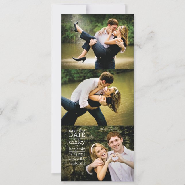 Histoire Enregistrer la date Photo Invitation (Devant)