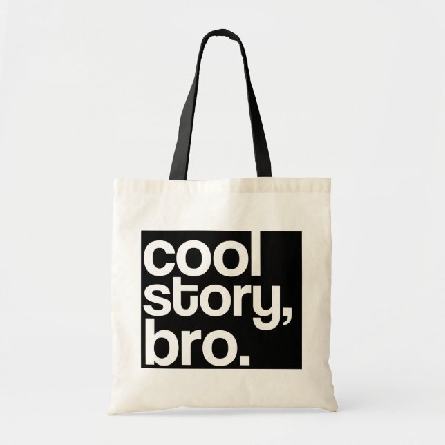 histoire fraîche, bro. sac fourre-tout (Devant)