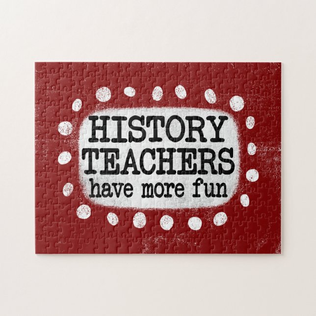 Histoire Les Enseignants Ont Plus Amusants Puzzle (Horizontal)