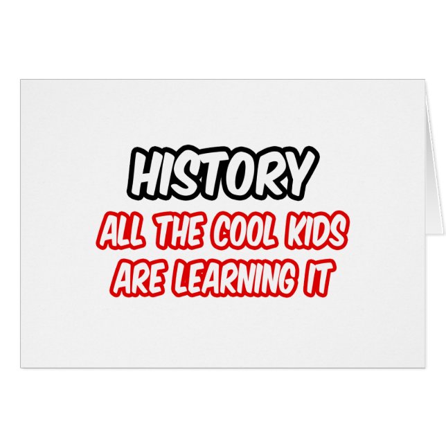 Histoire...Tous Les Enfants Cool L'Apprennent (Devant horizontal)