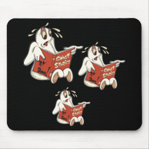Histoires de fantômes Halloween Tapis de souris
