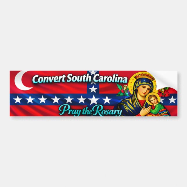 Historical Convert South Carolina Bumper Sticker (Devant)