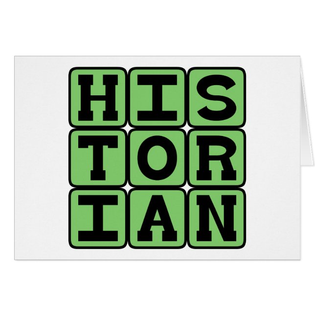 Historien, Gardien de l'Histoire (Devant horizontal)