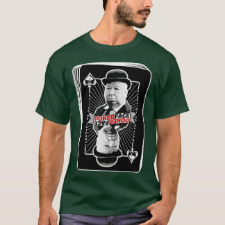 HITCHCOCK POKERFACE PONT DE CARTES DE JEU TShirt