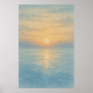 Hiver 6, Lumière gelée, Impression saisonnière