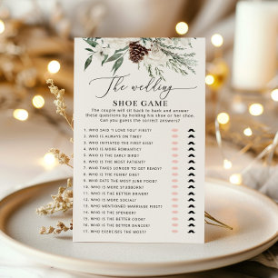 Hiver à feuillage persistant Le mariage chaussures