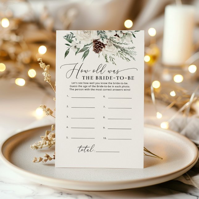 Hiver à feuillage persistant Quel âge la mariée av (Créateur téléchargé)