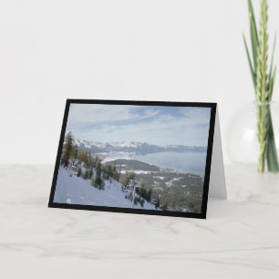 Hiver à Tahoe- Chant de Sol. Carte de voeux 2:3