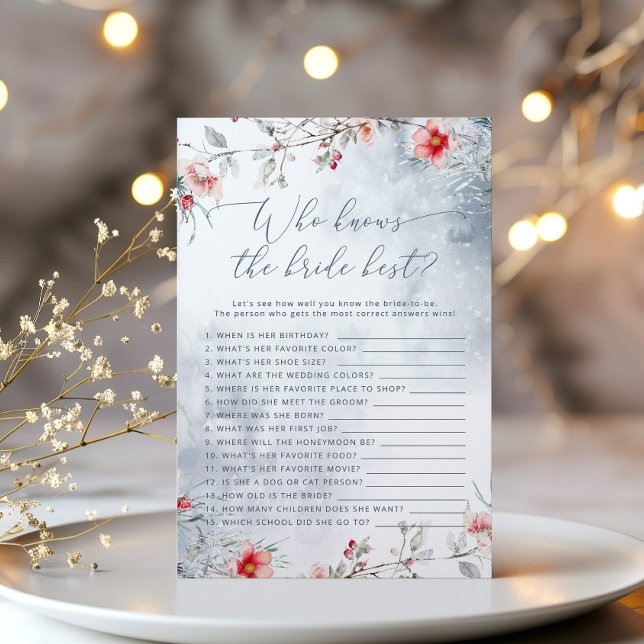 Hiver Amour dans la neige Qui connaît la mariée me (Créateur téléchargé)