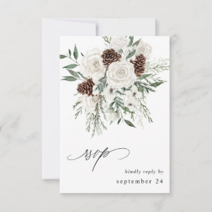 Hiver Blanc Floral & Pine w Repas RSVP 3