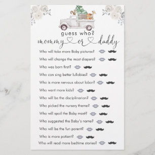 Hiver Blanc Floral Woodland Devinez Qui Joue