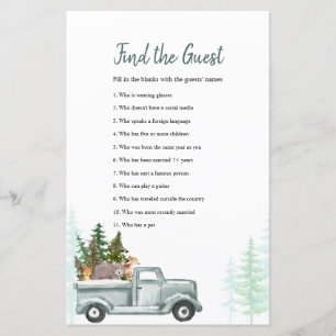 Hiver Bois Animaux Trouvez le jeu Invité