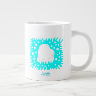 Hiver Coeur de neige Jumbo Mug