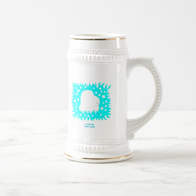 Hiver Coeur de neige Stein Mug (Droite)