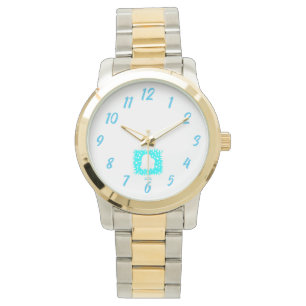 Hiver Coeur de neige Unisex Surdimensionné Montre 