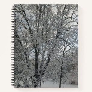 Hiver dans le carnet de notes PA