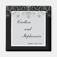 Hiver Diamond Mariage Magnet Favoriser