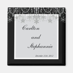 Hiver Diamond Mariage Magnet Favoriser