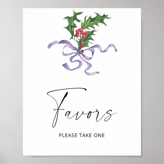 Hiver - faveurs, veuillez prendre une affiche (Devant)
