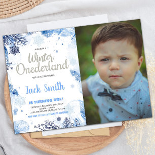 Hiver Invitations ONEderland Parties scintillant d