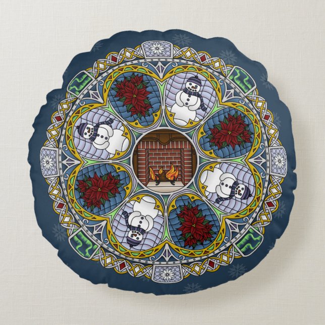 Hiver Nouveau Coussin (Devant)