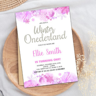 Hiver ONEderland Invitations Parties scintillant n