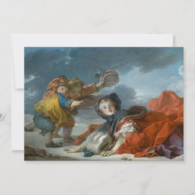 Hiver par Jean-Honore Fragonard (Devant)