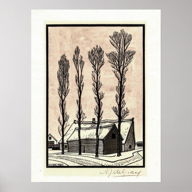 Hiver - Poster de Julie de Graag (Devant)