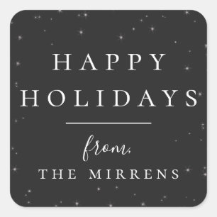 Hiver   Sticker Black Holiday