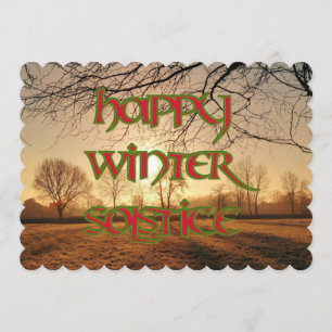 Hiver Sun : Invitation de solstice à un événement