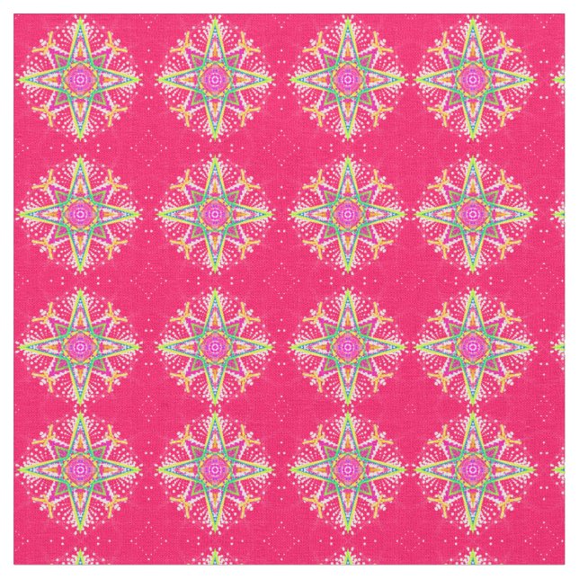 Hiver - Tissu de neige, coton peint (56" de largeu (Fermer)