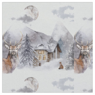 Hiver Tissu des Highlands de Noël