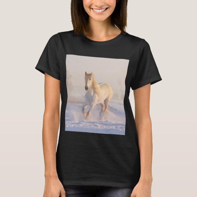 hivernal cheval T-shirt (Devant)