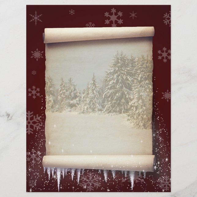 Hivernment Parchment Illustration (Devant)