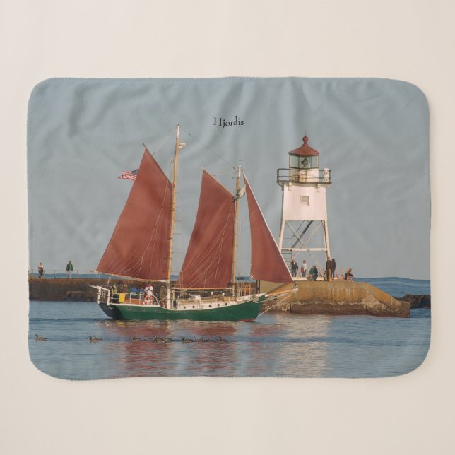 Hjordis & Grand Marais Lumineuse couverture sherpa (Devant (Horizontal))