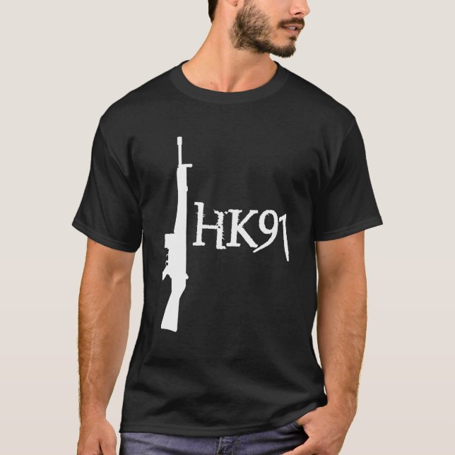 Hk91 Allemand Tshirt à fusil automatique (Devant)