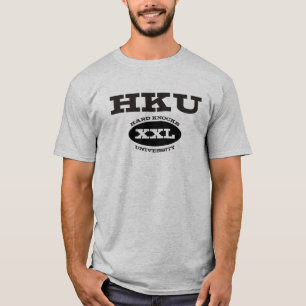 HKU frappe dur le T-shirt d'université