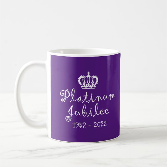 HM Queen Platinum Jubilee Café Mug (Gauche)