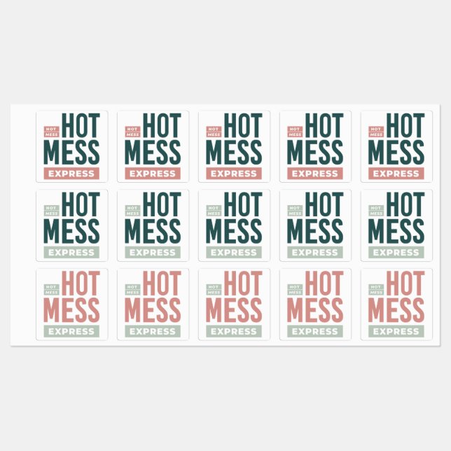 HME Waterproof Stickers (Feuille)