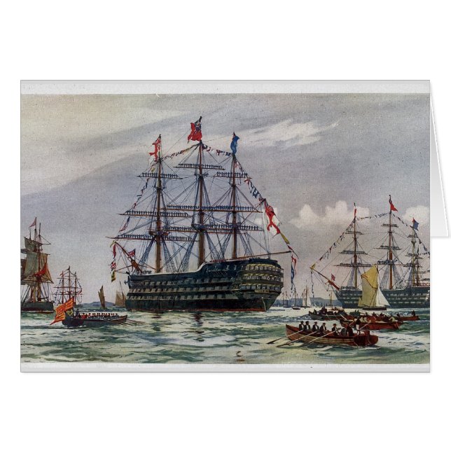 HMS Queen Battleship 1839 (Devant horizontal)