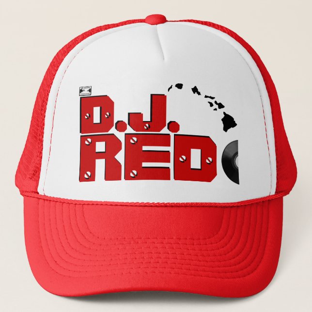 Ho Brah..., D.J. RED VinyleTrucker Casquette (Devant)